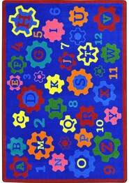 Joy Carpets Kid Essentials Geared for Learning Multi